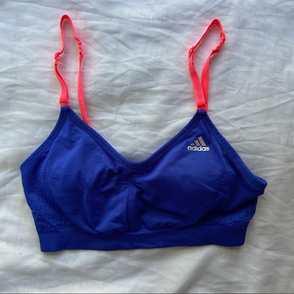 Adidas lightly padded sports bra